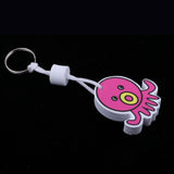 Maxbell Yacht Sailing Boating Floating Key Ring Keyring Key Chain Octopus Hot Pink