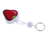 Maxbell Yacht Sailing Boating Floating Key Ring Keyring Key Chain Strawberry