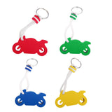Maxbell Portable Floating Motorcycle Keyring Buoyant Key Ring for Water Sport Red