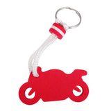 Maxbell Portable Floating Motorcycle Keyring Buoyant Key Ring for Water Sport Red