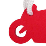 Maxbell Portable Floating Motorcycle Keyring Buoyant Key Ring for Water Sport Red