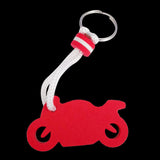 Maxbell Portable Floating Motorcycle Keyring Buoyant Key Ring for Water Sport Red
