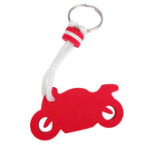 Maxbell Portable Floating Motorcycle Keyring Buoyant Key Ring for Water Sport Red