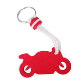 Maxbell Portable Floating Motorcycle Keyring Buoyant Key Ring for Water Sport Red