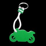 Maxbell Portable Floating Motorcycle Keyring Buoyant Key Ring for Water Sport Green