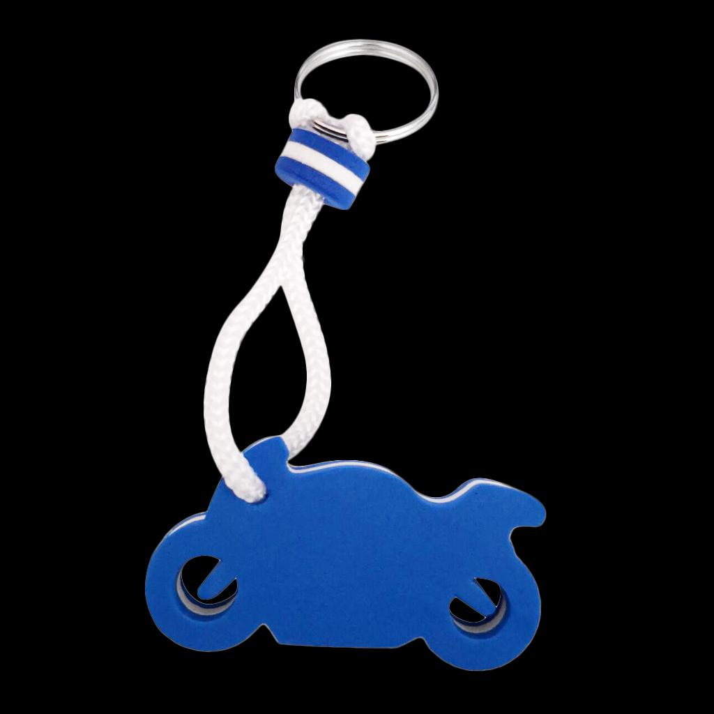 Maxbell Portable Floating Motorcycle Keyring Buoyant Key Ring for Water Sport Blue