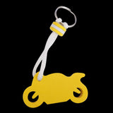 Maxbell Portable Floating Motorcycle Keyring Buoyant Key Ring for Water Sport Yellow