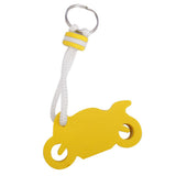 Maxbell Portable Floating Motorcycle Keyring Buoyant Key Ring for Water Sport Yellow