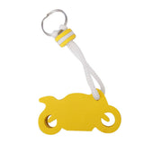Maxbell Portable Floating Motorcycle Keyring Buoyant Key Ring for Water Sport Yellow
