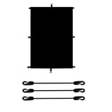 Maxbell Waterproof Kayak Boat SUP Cockpit Drape Cover Seal Protector Wrap 44x28 inch