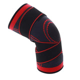 Maxbell 3D Weaving Knee Brace Breathable Sleeve Support for Sports Protect Red-L