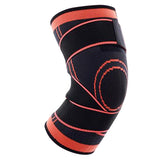 Maxbell 3D Weaving Knee Brace Breathable Sleeve Support for Sports Protect Orange-XL