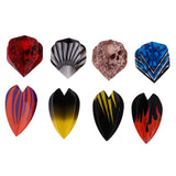 Maxbell 60/54 Dart Flag Flight Standard Dart Flight Tail Replacement 54pcs  Skull