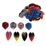 Maxbell 60/54 Dart Flag Flight Standard Dart Flight Tail Replacement 54pcs  Skull