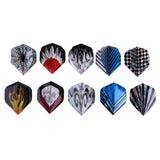 Maxbell Assortment Dart Flag Flight Standard Dart Flight Replacement Laser Pattern 1