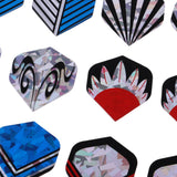 Maxbell Assortment Dart Flag Flight Standard Dart Flight Replacement Laser Pattern 1