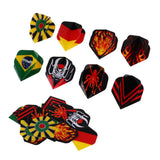 Maxbell Assortment Dart Flag Flights Standard Dart Flight Replacement 24 Assembly