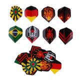 Maxbell Assortment Dart Flag Flights Standard Dart Flight Replacement 24 Assembly