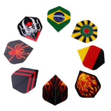 Maxbell Assortment Dart Flag Flights Standard Dart Flight Replacement 24 Assembly