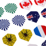 Maxbell Assortment Dart Flag Flights Standard Dart Flight Replacement 36 Flag Print