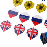 Maxbell Assortment Dart Flag Flights Standard Dart Flight Replacement 36 Flag Print