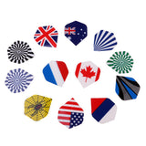 Maxbell Assortment Dart Flag Flights Standard Dart Flight Replacement 36 Flag Print