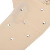 Maxbell Elastic Girls Gloves with Rhinestones for Ice Figure Skating Competition S