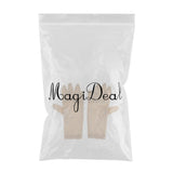 Maxbell Elastic Girls Gloves with Rhinestones for Ice Figure Skating Competition XL