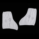 Maxbell 2pcs Ice Skate Boot Covers Protector for Figure Skating Velvet White-L