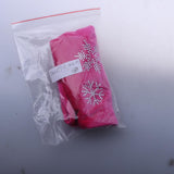 Maxbell 2pcs Ice Skate Boot Covers Protector for Figure Skating Velvet Rose Red-M