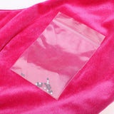 Maxbell 2pcs Ice Skate Boot Covers Protector for Figure Skating Velvet Rose Red-M