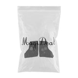 Maxbell 2pcs Ice Skate Boot Covers Protector for Figure Skating Velvet Black-S