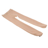 Maxbell Ice Figure Stocking Girls Suntan OverBoot Footed Skating Tights Overboots M