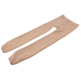 Maxbell Ice Figure Stocking Girls Suntan OverBoot Footed Skating Tights Overboots M