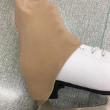 Maxbell Ice Figure Stocking Girls Suntan OverBoot Footed Skating Tights Footless M
