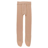 Maxbell Ice Figure Stocking Girls Suntan OverBoot Footed Skating Tights Footless M