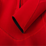 Maxbell Women Neoprene Sleeve Wetsuit Front Zip Diving Bikini Suit Red      L