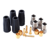 Maxbell 16Pcs Bike Hydraulic Brake Hose Inserts & Olive/Bushing & Screws & Caps BH59