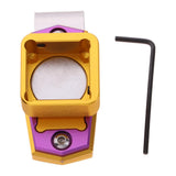 Max Magnetic Billiard Chalk Holder Pool Cue Sticks Accessory with Clip Gold