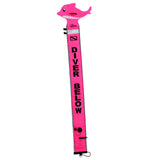 Max Scuba Diving Buoy Marker Safety Gear with D Ring Roseo Dolphin 6FT