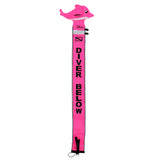 Max Scuba Diving Buoy Marker Safety Gear with D Ring Roseo Dolphin 6FT