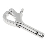 Max 4"/6" 316 Stainless Steel Pelican Hook Fit for Marine Boat Guard Rail 130mm