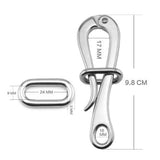 Max 4"/6" Stainless Steel Pelican Hook Fit for Marine Boat Guard Rail 98mm