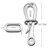 Max 4"/6" Stainless Steel Pelican Hook Fit for Marine Boat Guard Rail 147mm