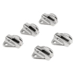 Max 5PCS Stainless Steel Coat Hook Hang Ring Boat Hardware Accessory 35x32x25mm