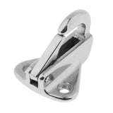 Max 5PCS Stainless Steel Coat Hook Hang Ring Boat Hardware Accessory 35x32x25mm