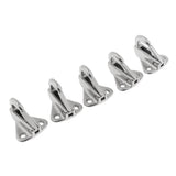 Max 5PCS Stainless Steel Coat Hook Hang Ring Boat Hardware Accessory 35x32x25mm