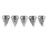 Max 5PCS Stainless Steel Coat Hook Hang Ring Boat Hardware Accessory 42x32x33mm