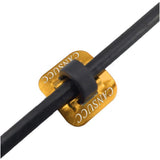 Maxbell 4 Sets Bicycle Brake Line Fixing Clips Mountain Bike Wire Holder Yellow