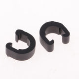 Maxbell 4 Sets Bicycle Brake Line Fixing Clips Mountain Bike Wire Holder Yellow